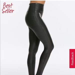 BEST SELLER BRAND NEW FAUX LEATHER SPANX LEGGINGS